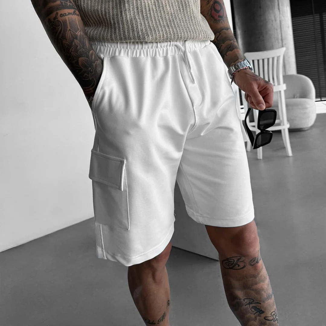 Loose Fit Pocket Shorts-inspireuse