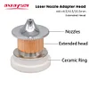Axrayser Laser Nozzle Conversion Head Extender 12mm Thread M11 for Raytools WSX Precitec Laser Cutting Machine Adapter Head