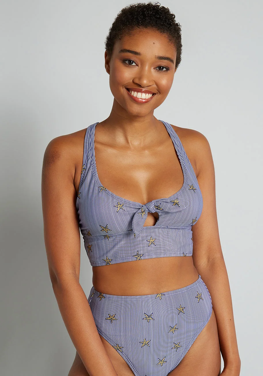 The Annika Crop Bikini Top