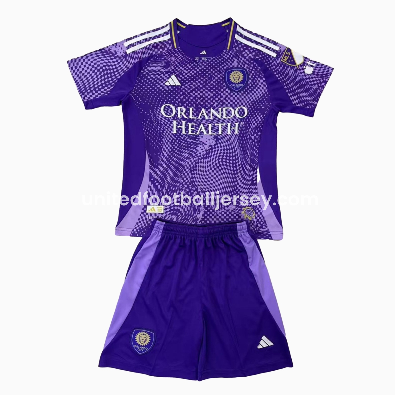 Orlando City 25-26 Home Men's Adult Jersey Set - Fans Version