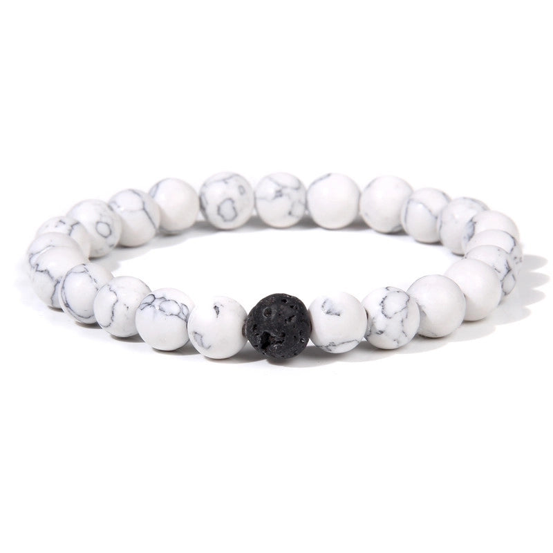 Retro Classic Style Geometric Natural Stone Turquoise Bracelets In Bulk