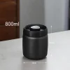 Stainless steel tea coffee bean sealed jar moisture-proof household press vacuum jar