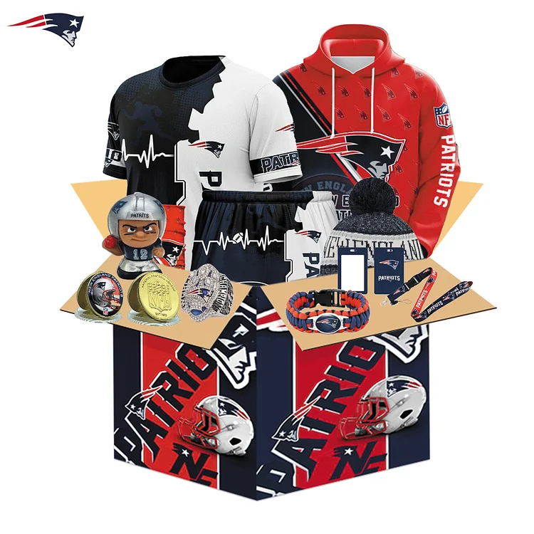 New England Patriots BOX – The Best Gifts Pack for NFL Fans 