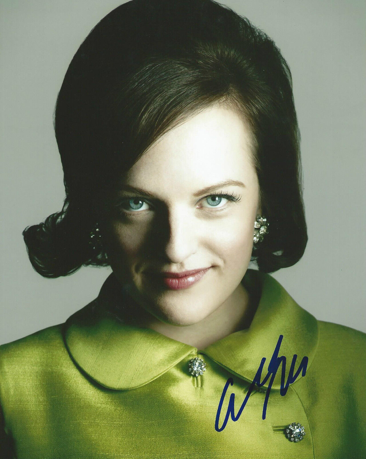 **GFA Mad Men-Peggy Olson *ELISABETH MOSS* Signed 8x10 Photo Poster painting MH4 COA**