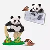 Giant Panda Building Blocks Set for Kids 1500+ Pieces - Educational Toy (Panda can transform into multiple forms)