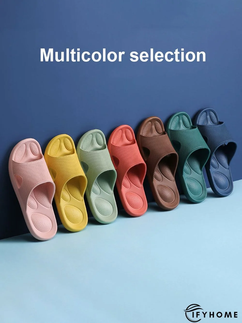 Comfy Plain Eva Massage Bathroom Slippers | IFYHOME