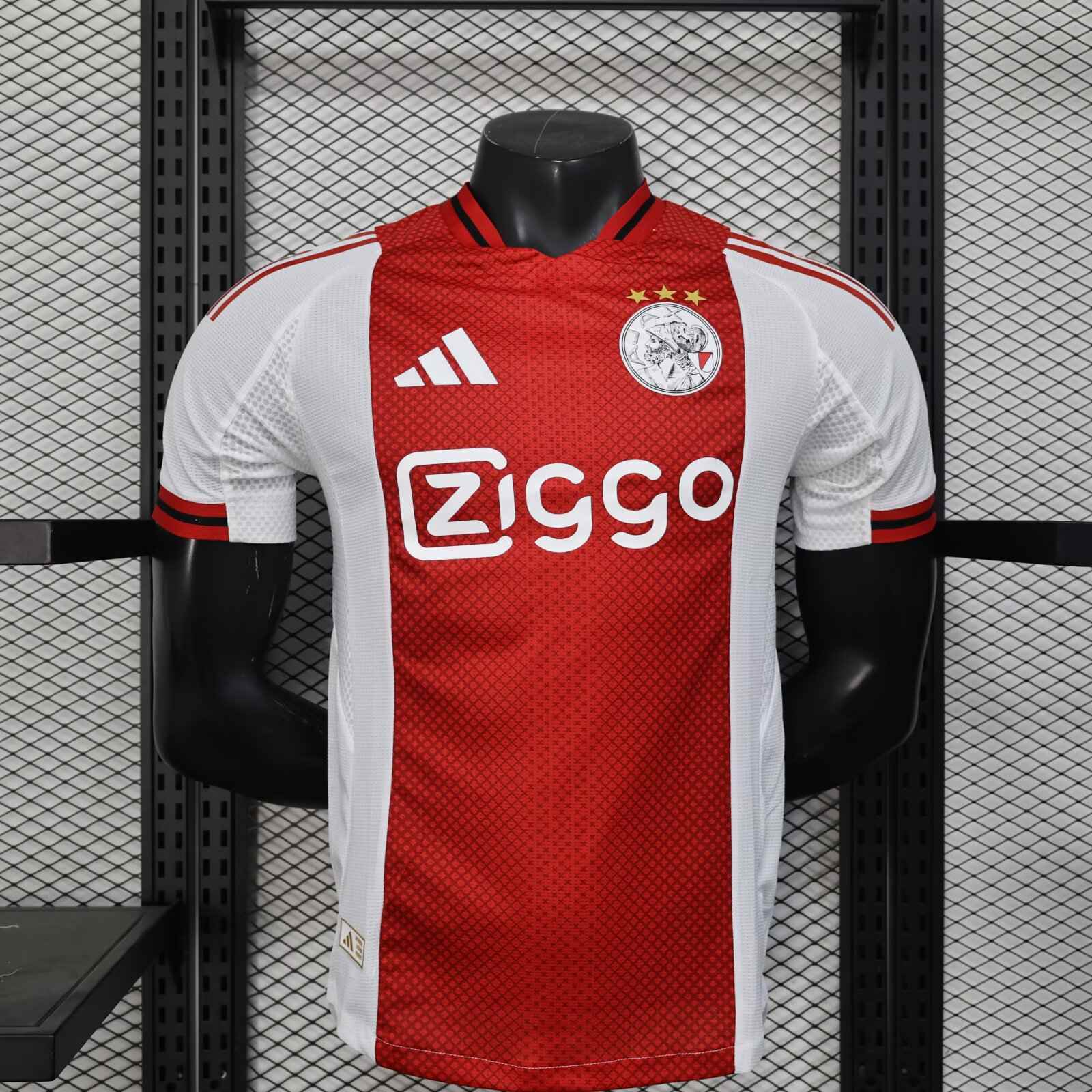 2025/2026 Player Version AFC Ajax Home Football Shirt 1:1 Thai Quality（The player version jersey is a bit tight, please pay attention to the size selection）