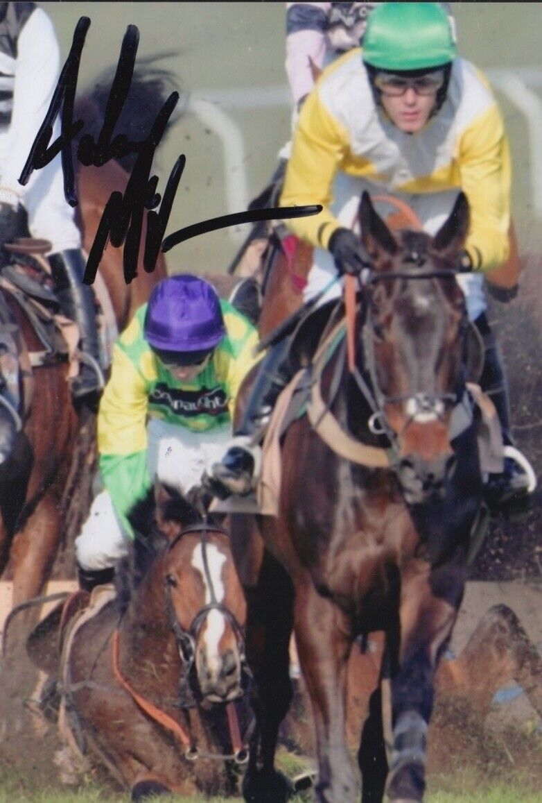 ANDREW MCNAMARA HAND SIGNED 6X4 Photo Poster painting HORSE RACING AUTOGRAPH 5