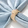Simple Colors Knitting Weave Napkin Ring
