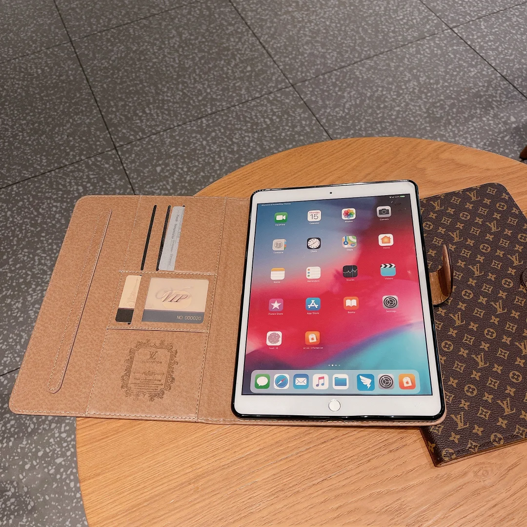 LV Luxury Louis Vuitton Canvas Monogram Leather Fresh Summer Theme Pattern Apple iPad case ProCaseMall