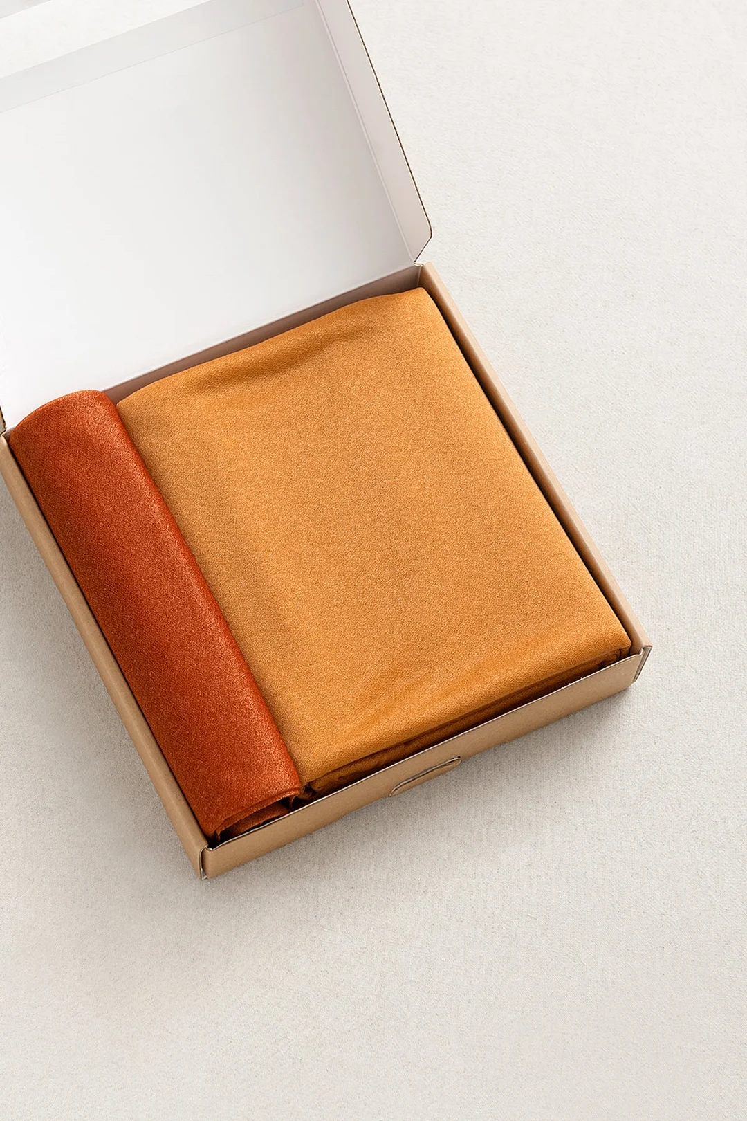 6ft Flower Garland in Black & Pumpkin Orange