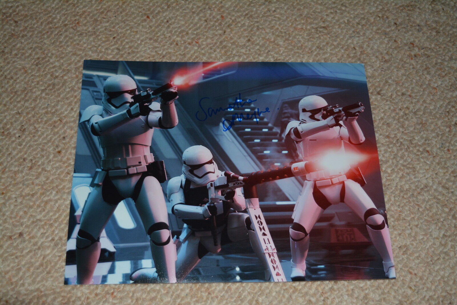 SAMANTHA ALLEYNE signed autograph In Person 8x10 STAR WARS FORCE AWAKENS