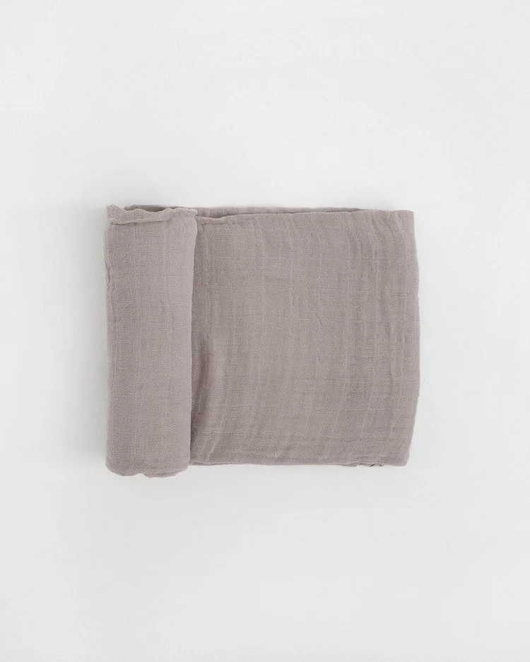 Cotton Muslin Swaddle Blanket - Porpoise