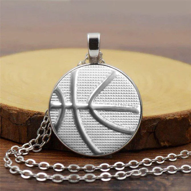 Basketball Necklace-Annaletters