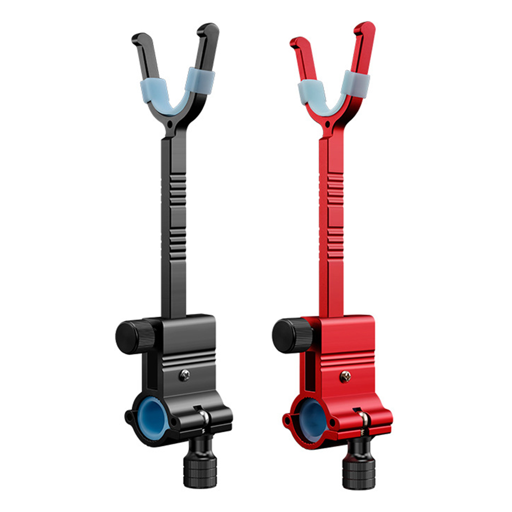 

Adjustable Metal Fishing Rod Bracket Aluminum Alloy Fishing Pole Locker, Red, 501 Original