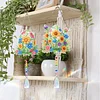 2pcs Easter Egg Diamond Painting Double-sided Crystal Window Suncatcher Craft Set Birthday Gifts Home Garden Decor Hanging Kit