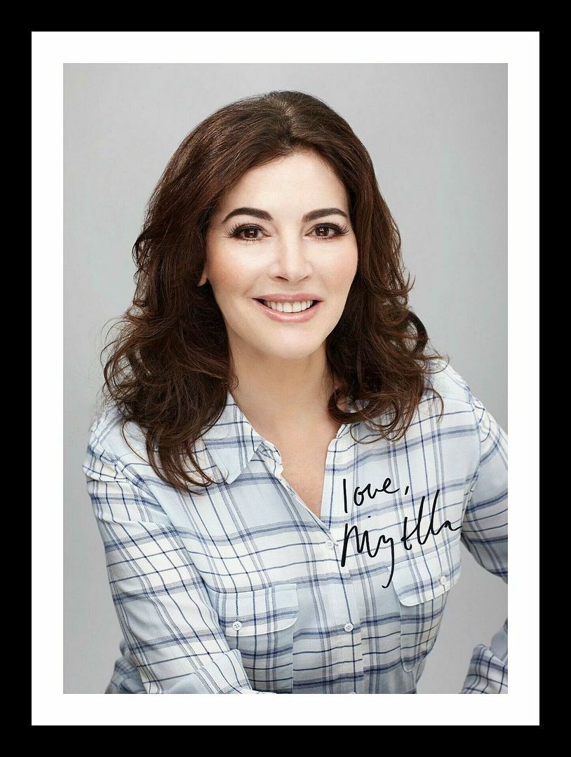 Nigella Lawson Autograph Signed & Framed Photo Poster painting