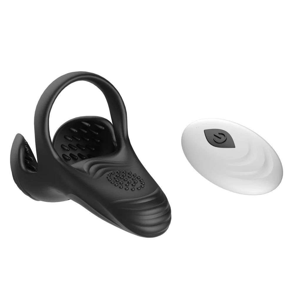 10-Pattern Vibrations Balls Dense Tickler Penis Ring