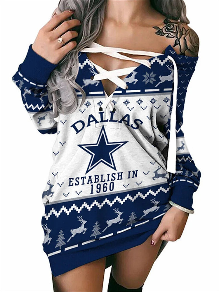 Dallas Cowboys
Limited Edition Lace-up Sweatshirt