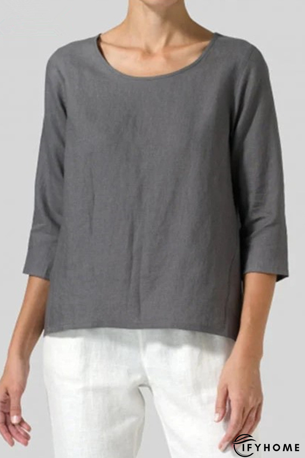 Casual Solid Basic O Neck T-Shirts(7 Colors) | IFYHOME