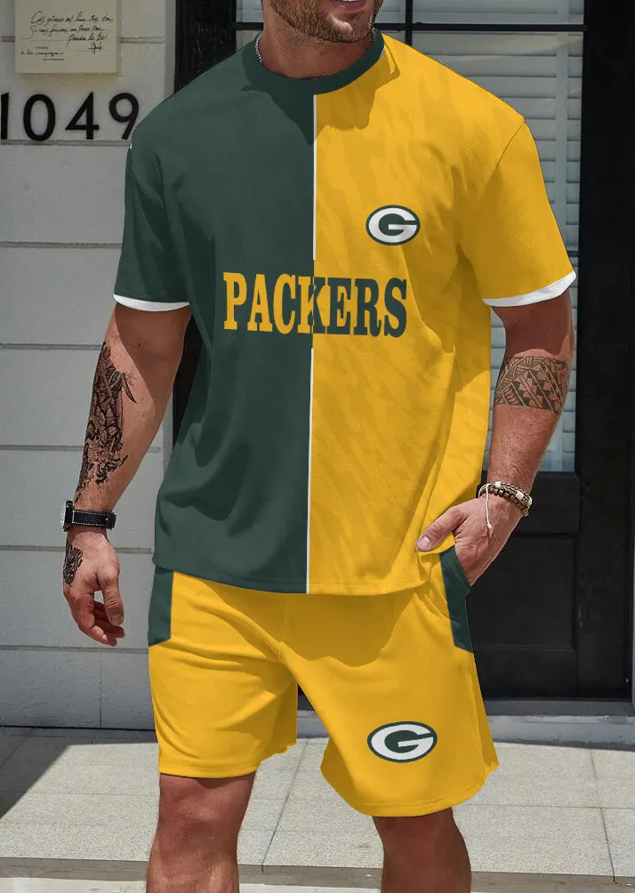 Green Bay Packers  Limited Edition Top And Shorts Two-Piece Suits