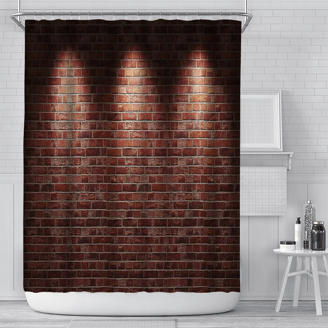 Vintage Library Books Photo Shower Curtain Magic Bookshelf Printing Bathroom Decor Curtains Set Waterproof Fabric With Hooks