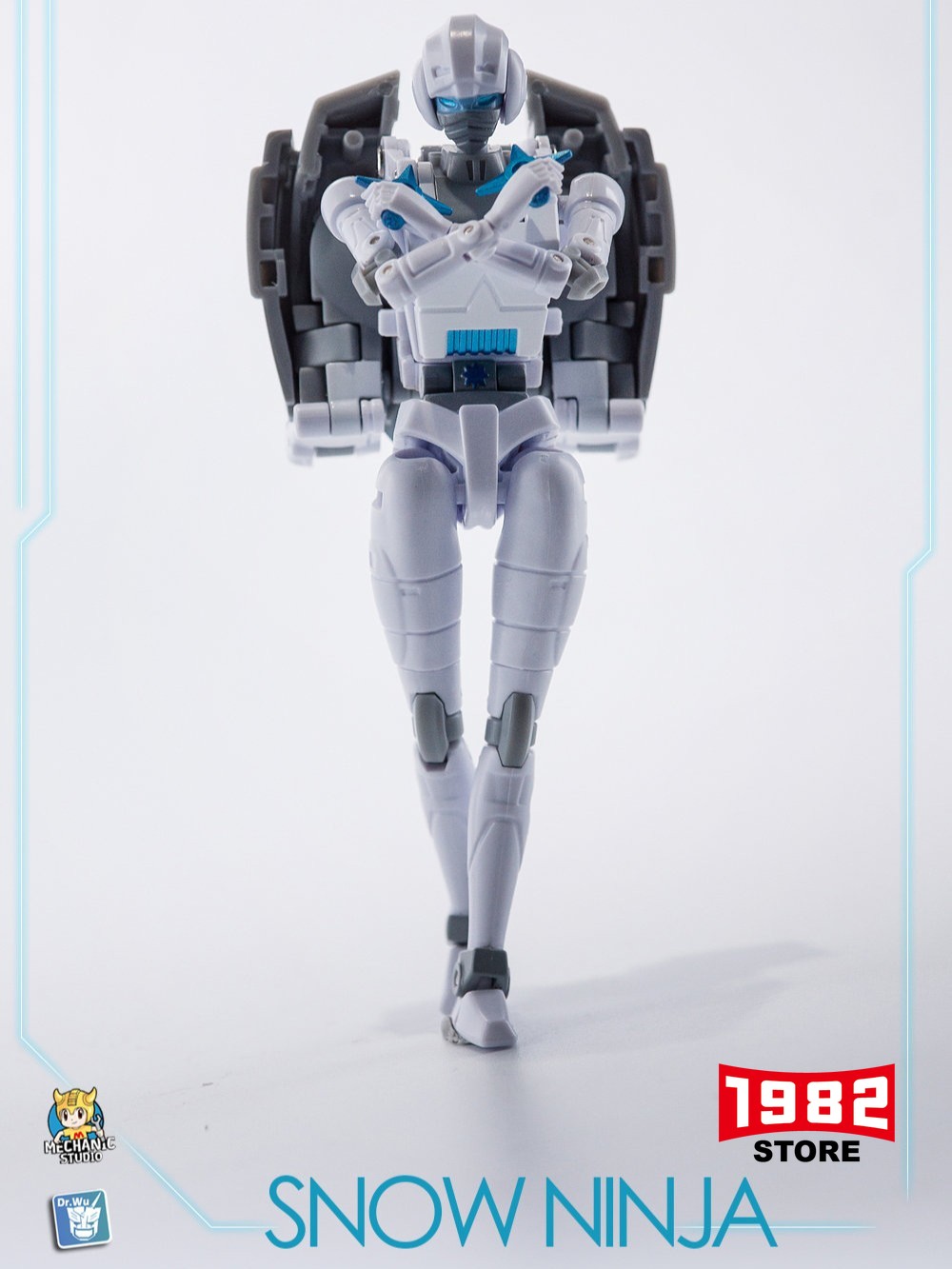 MFT Dr.Wu MS-31W SNOW NINJA NightBird Mini Transformers Toy Model Action Figure