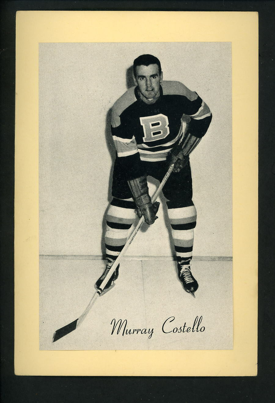 Murray Costello 1944-63 Beehive Group 2 Photo Poster paintings Boston Bruins