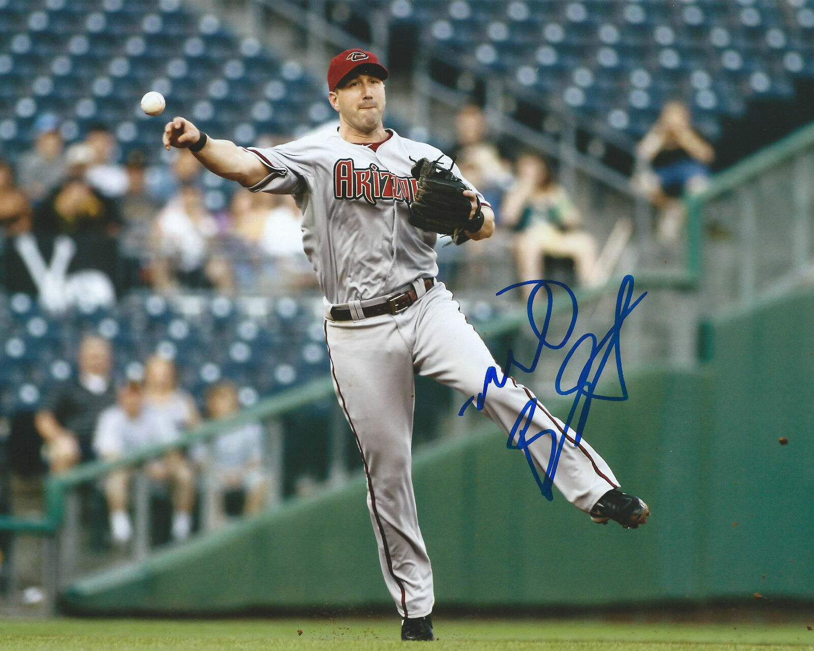 **GFA Arizona Diamondbacks *WILLIE BLOOMQUIST* Signed 8x10 Photo Poster painting COA**