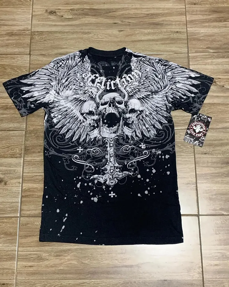 American Retro Graphic Oversized T-shirt