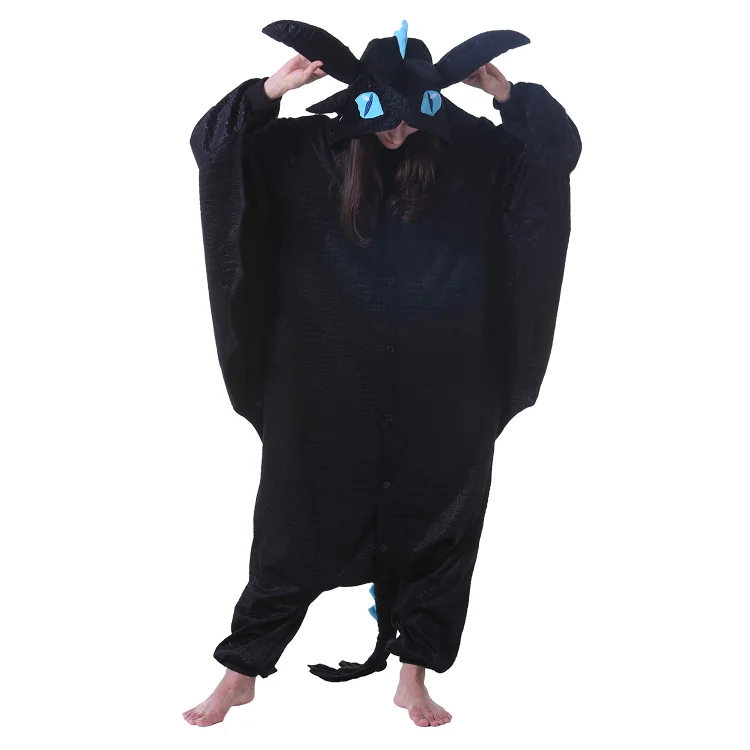 Adult Black Dragon Costume