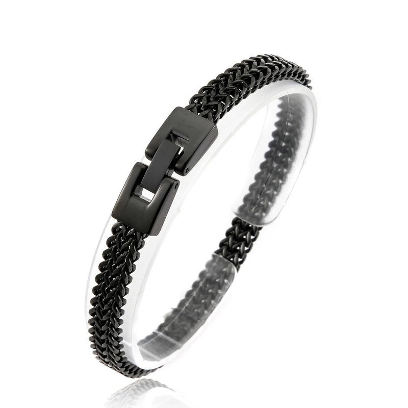 Hip-hop Geometric Titanium Steel Plating Men’s Bracelets