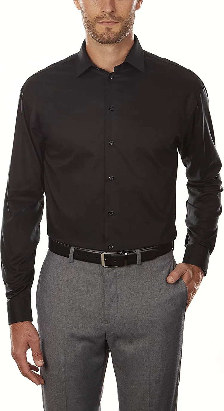 Kenneth Cole Men's Dress Shirt Regular Fit Solid Amazon James Yang