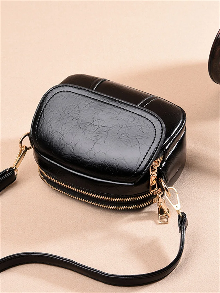 Flap Patchwork Utility Mini Crossbody Bag