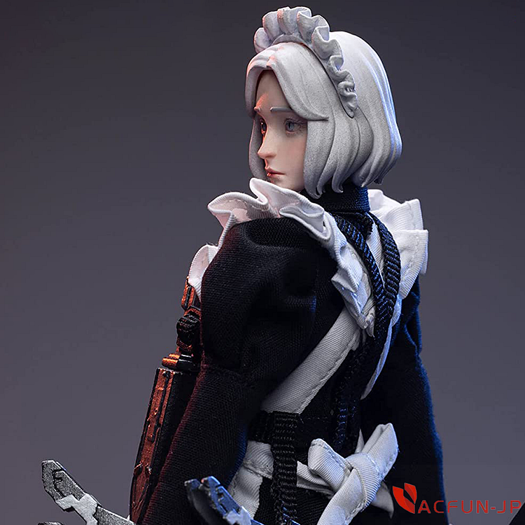 【予約】HiPlay Level9 1/12 兵士 戦闘メイド 可動 フィギュア 混沌前線-花