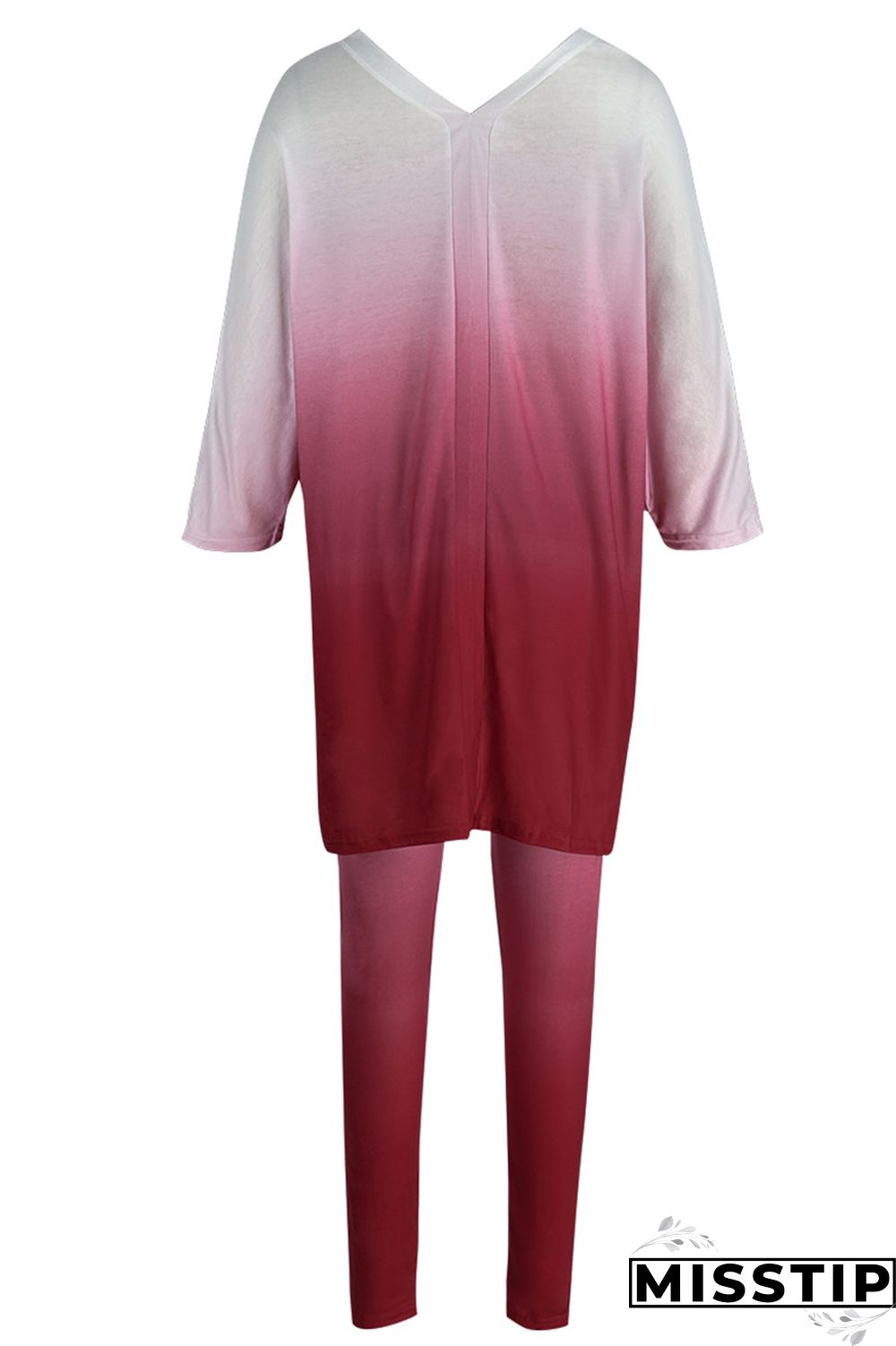 Black Casual Print Patchwork V Neck Short Sleeve Two Pieces