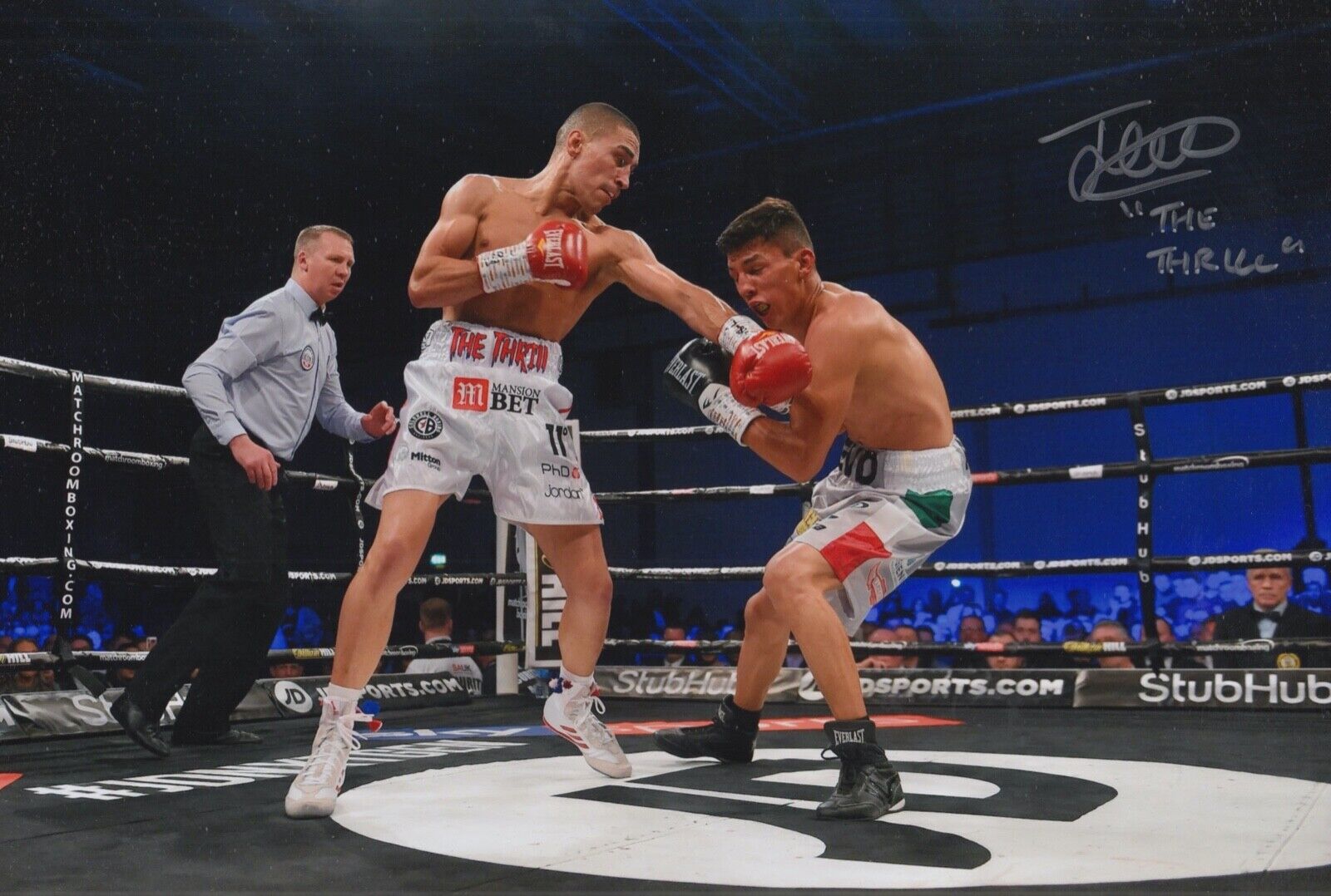 JORDAN GILL HAND SIGNED 12X8 Photo Poster painting BOXING AUTOGRAPH 3