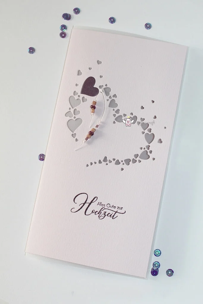 Piggy Craft metal cutting dies cut die mold Love heart shape strip Scrapbook paper craft knife mould blade punch stencils dies