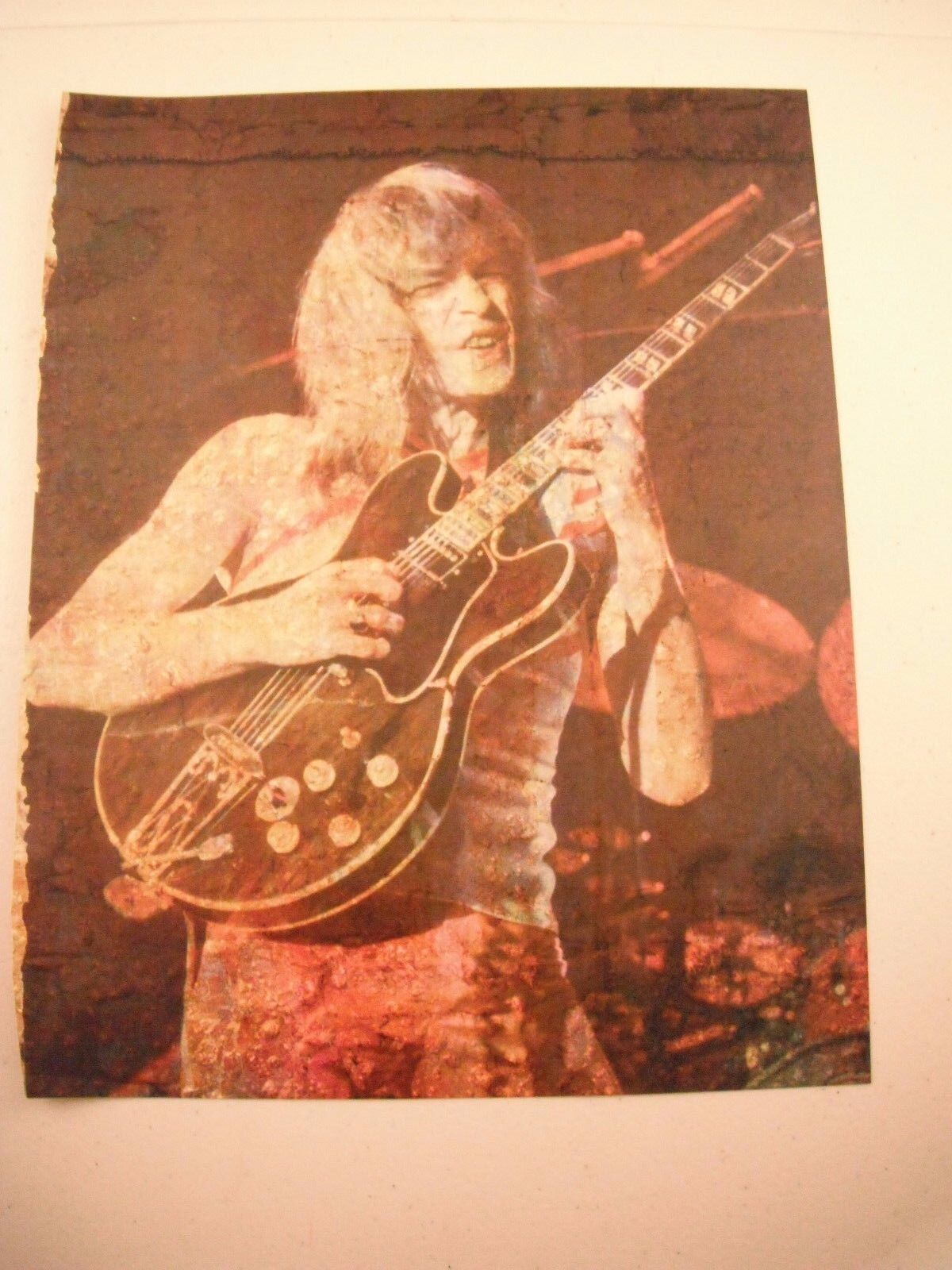 Steve Howe Yes Guitarist 12x9 Color Coffee Table Book Photo Poster painting Page #2