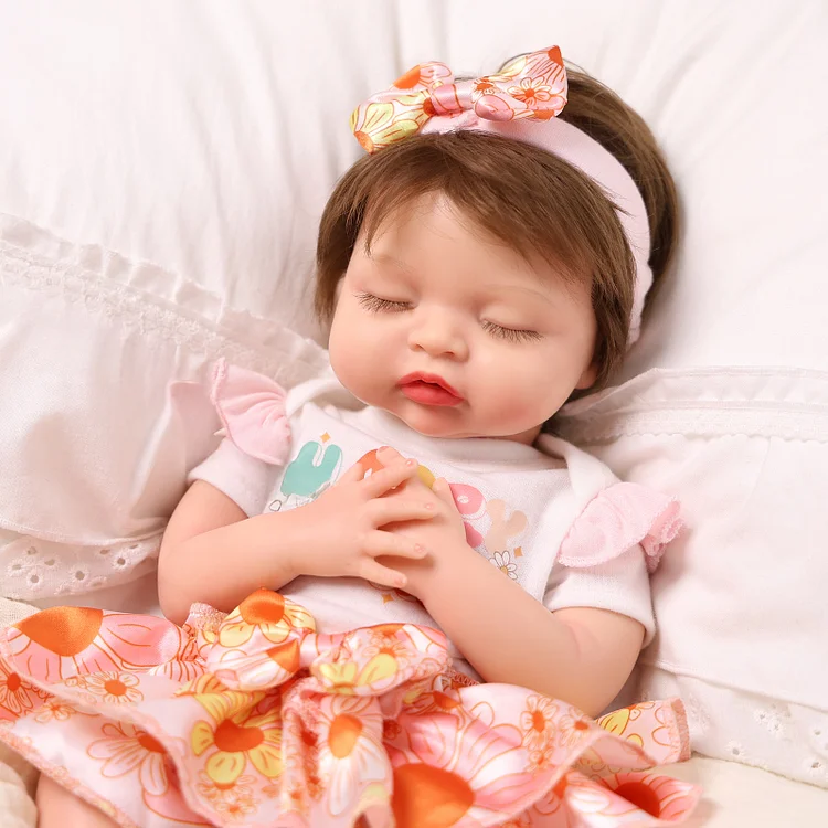 Babeside Nancy 12"/16" Realistic Silicone Sleeping Baby Little Infant Girl Special Love for Mom
