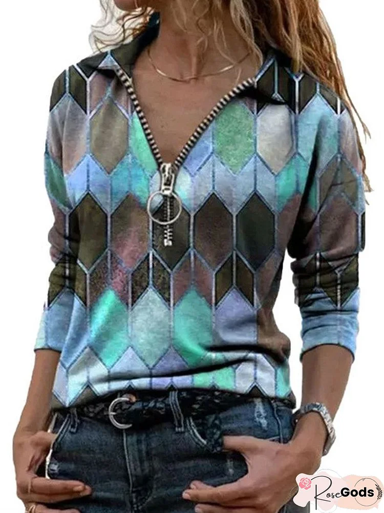 Casual Geometric Tops