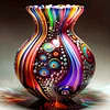 Diamond Painting-5D Full Round Drill Painted Vase(40*40 CM)