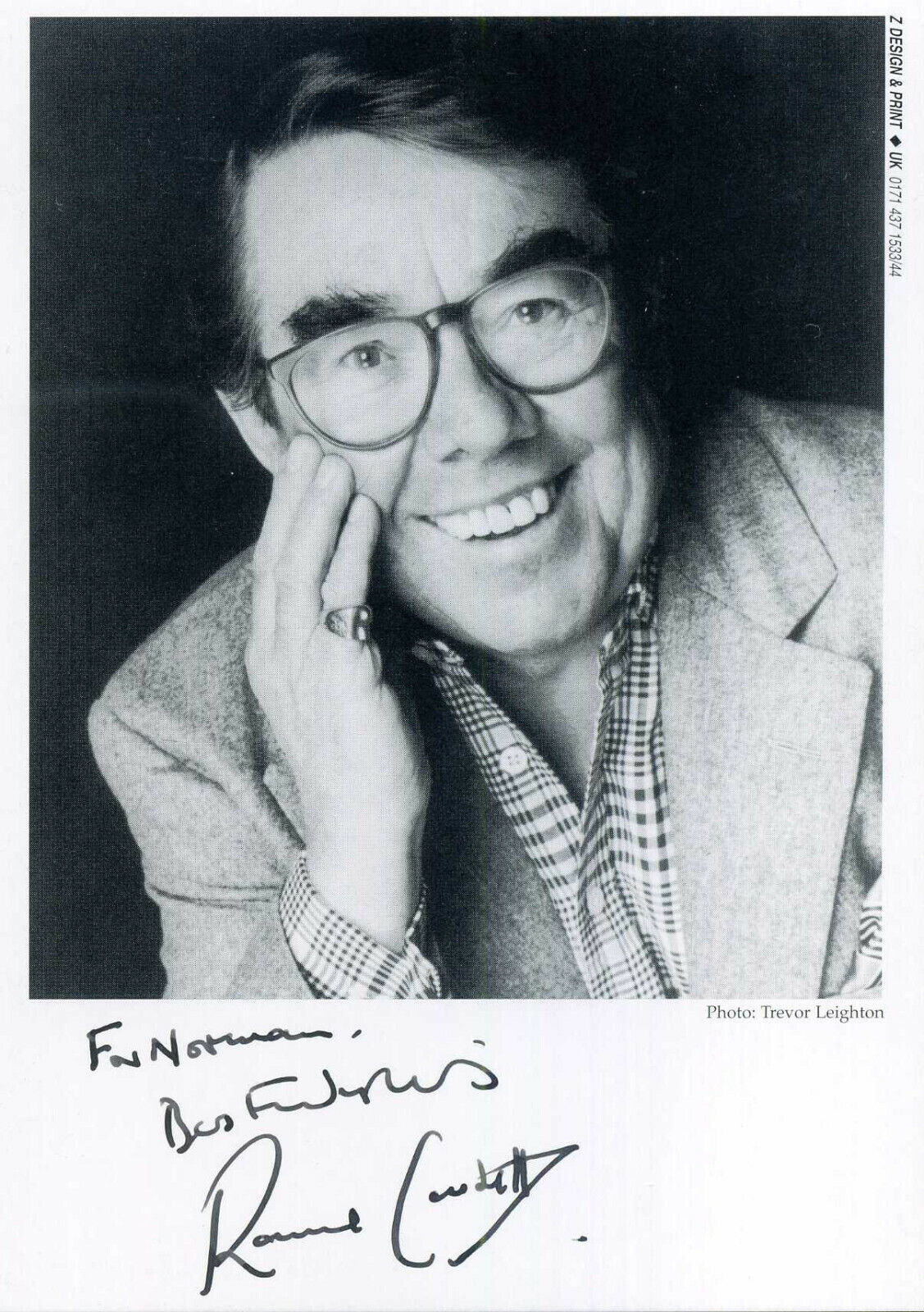 RONNIE CORBETT Signed Photo Poster paintinggraph - TV Actor / Comedian - preprint