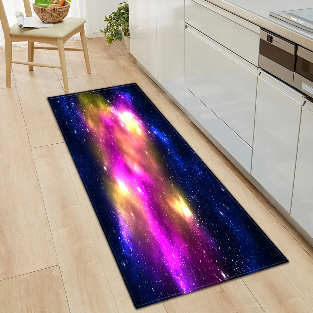 Modern Kitchen Floor Mat Microfiber Living Room Carpet Kitchen Anti-skid Mat Water-absorbent Door Mat Bedroom Decoration Carpet