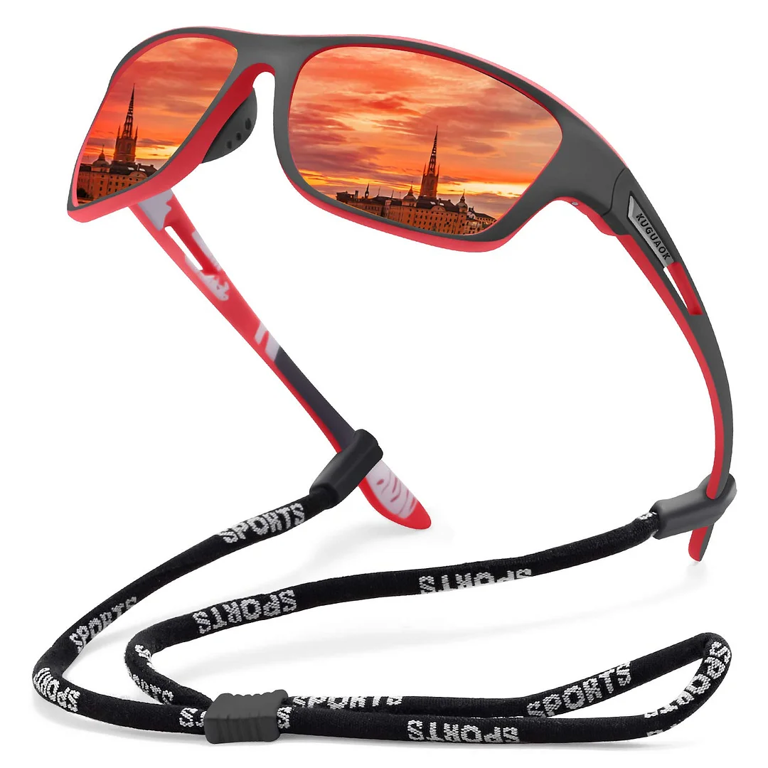 2024 Men's Outdoor Sports Sunglasses with Anti-glare Polarized Lens