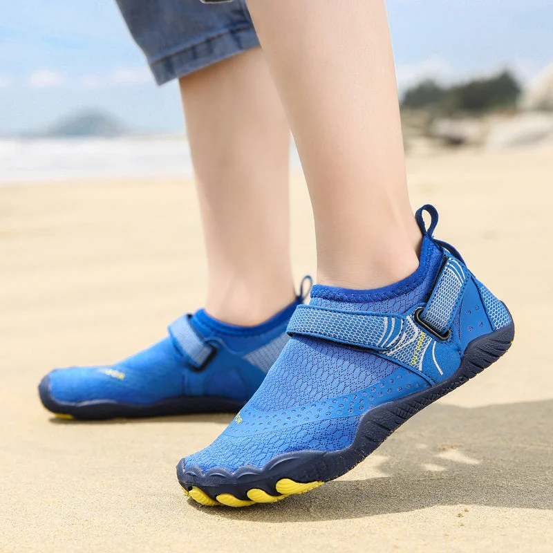 school supplies  Children Aqua Shoes Solid Color  Barefoot Water Beach Wading Child Summer Non-Slip Sport Swimming Watersport Beach Shoes Kids