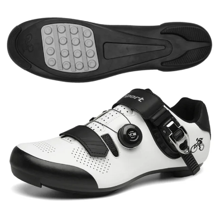 White Rise Cycling Shoes