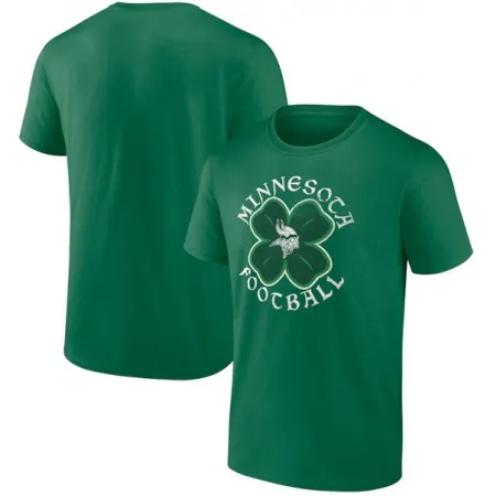 Men's Minnesota Vikings Kelly Green St. Patrick's Day Celtic T-Shirt