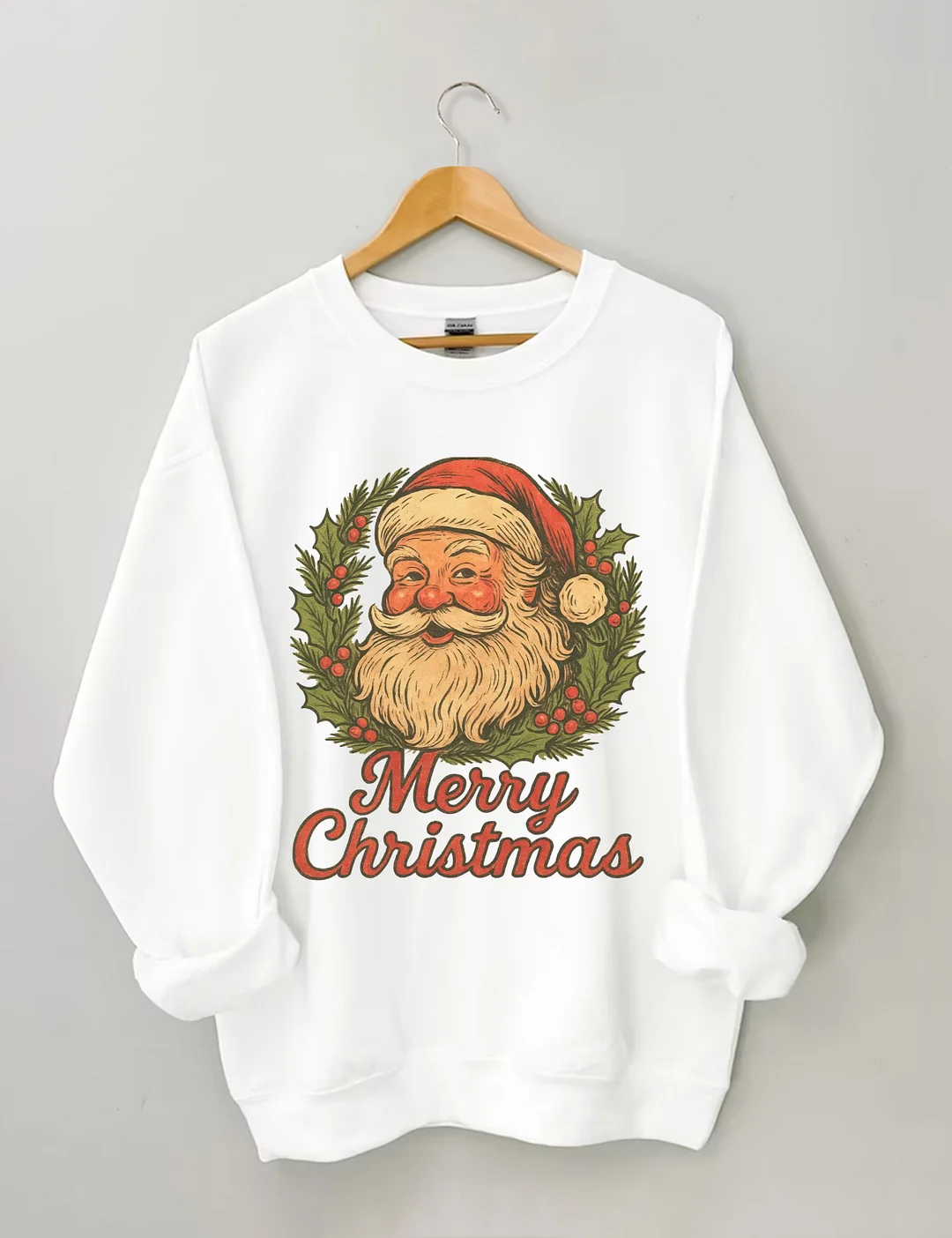 Retro Santa Christmas Sweatshirt