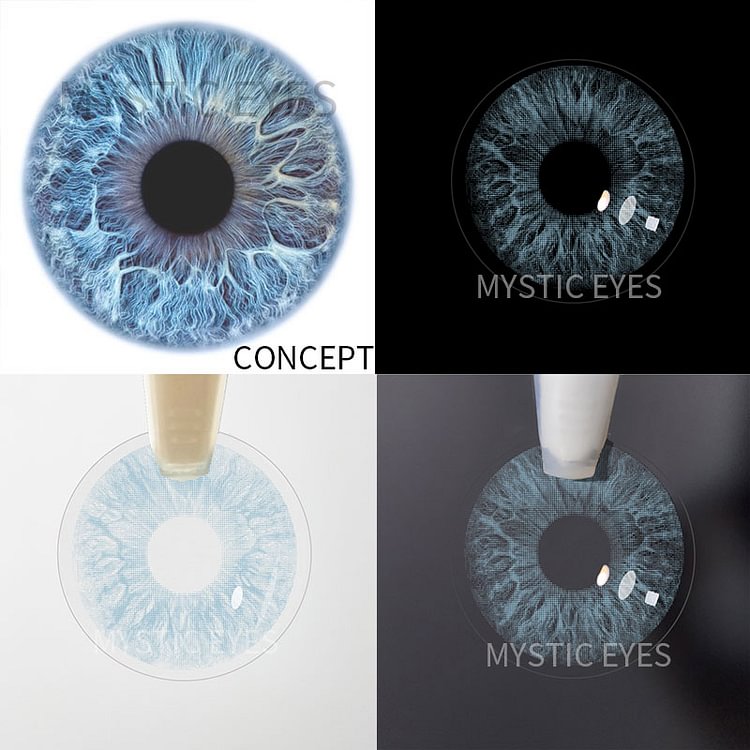 Rococo Passion Blue Contact Lenses